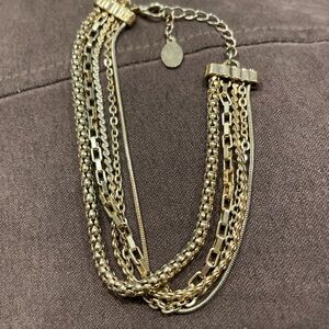 Elegant silver coloured Chain Bracelet